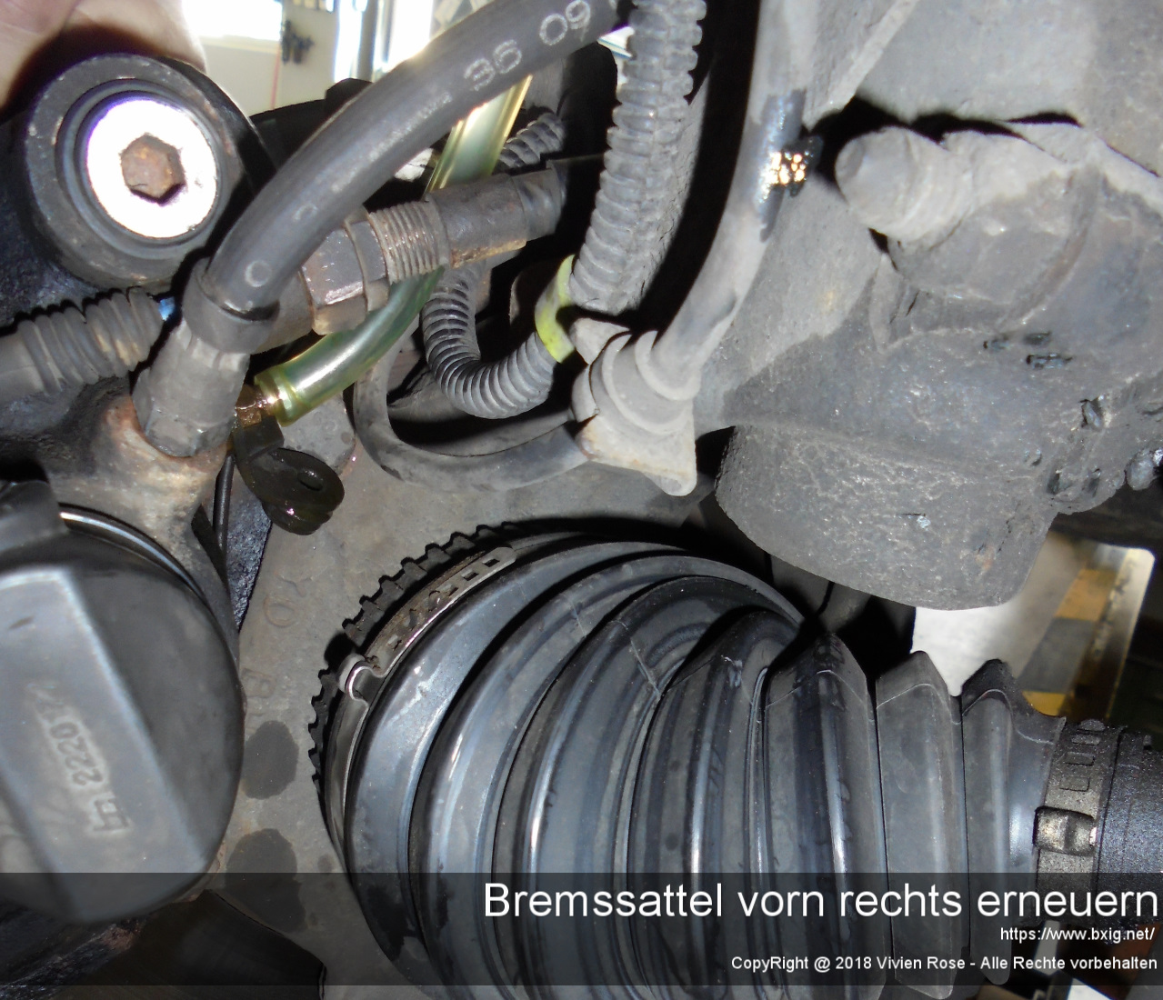 Bremssattel vorne rechts Typ Bendix für Citroën ZX - 48mm 440094